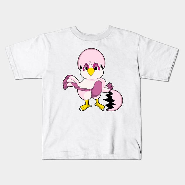 Parrot in Egg with Eggshell Kids T-Shirt by Markus Schnabel